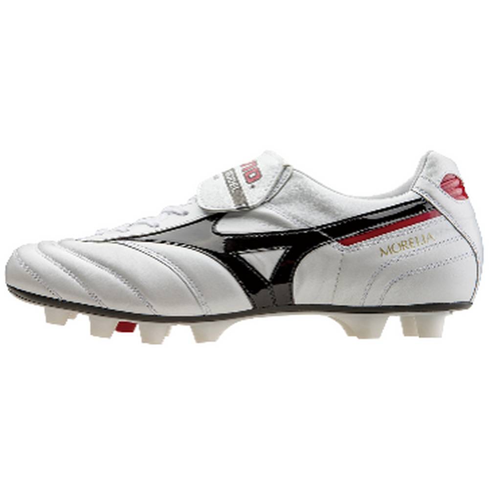 Panske Kopačky Mizuno Morelia II Made in Japan Biele/Čierne Vypredaj LXPB29306